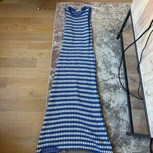Talulah Blue Striped Sweater dress